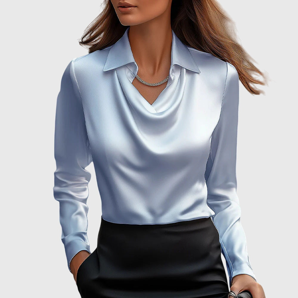 Birgitta | Elegant Bluse med Blomstertryk