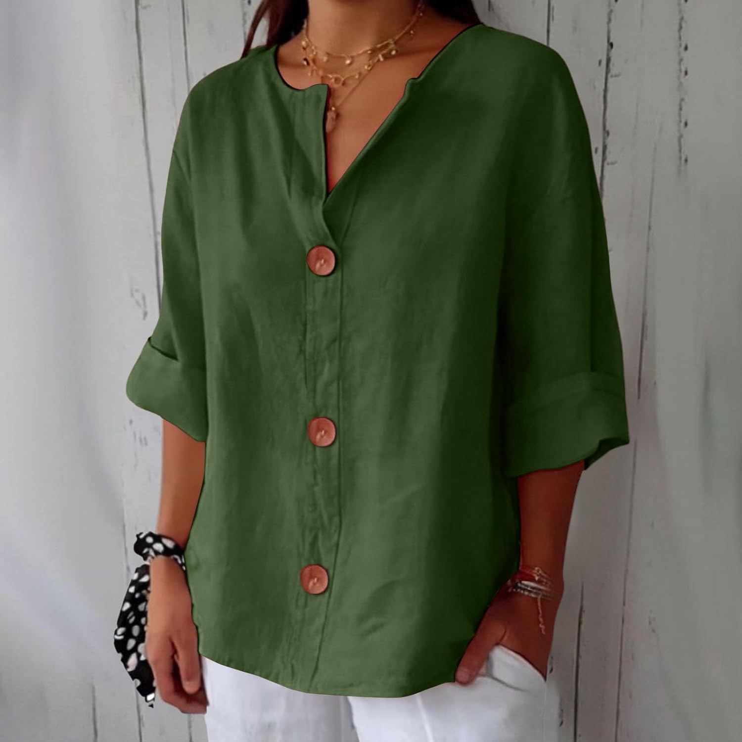 Birgitta | Afslappet linnedbluse til tidløs elegance