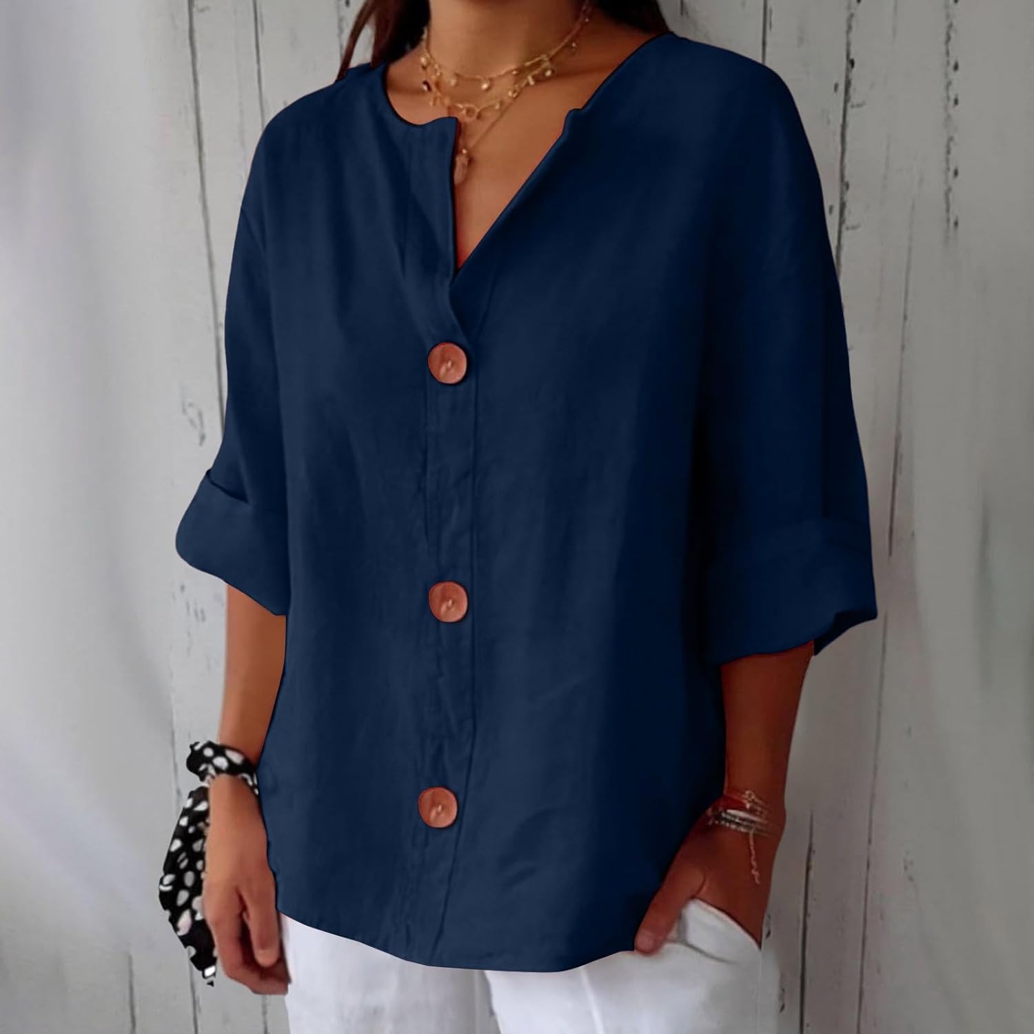 Birgitta | Afslappet linnedbluse til tidløs elegance