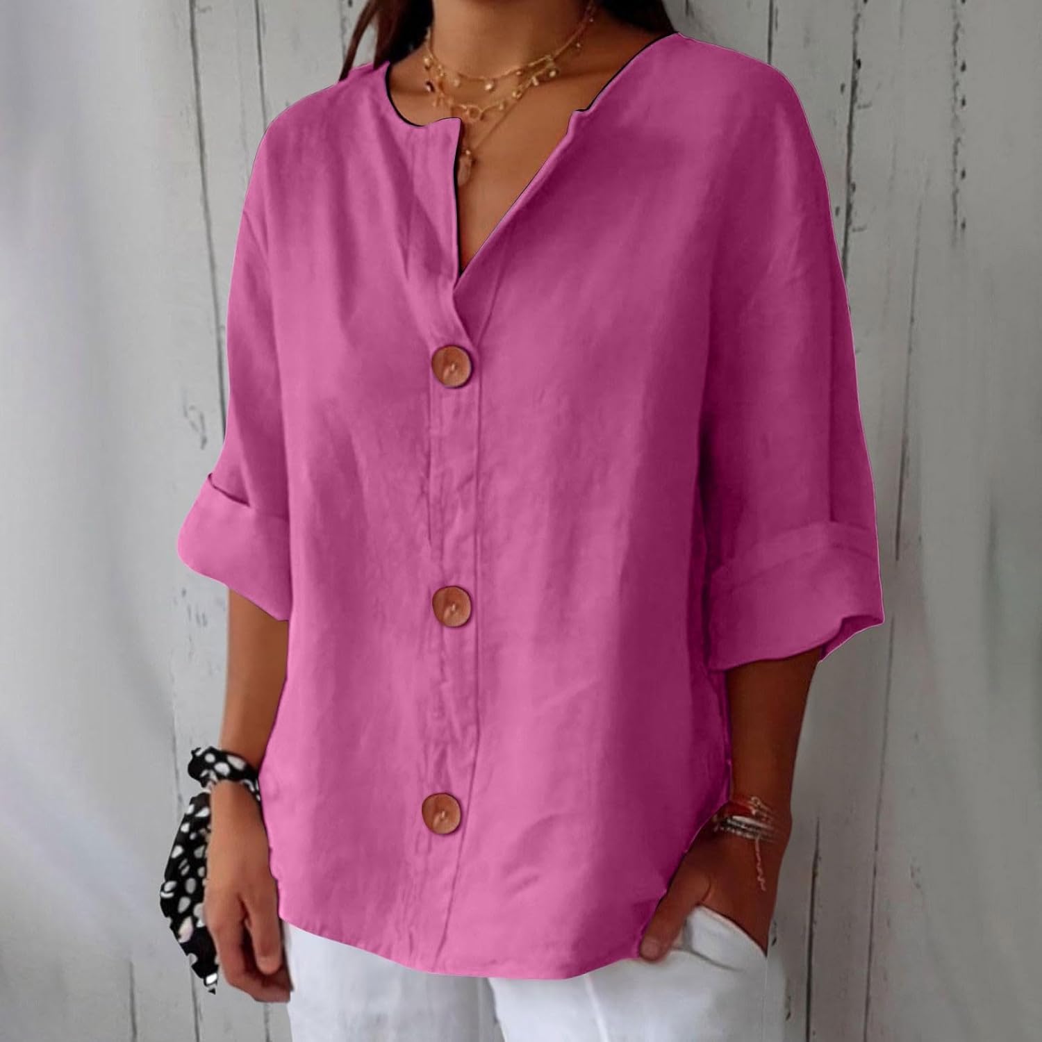 Birgitta | Afslappet linnedbluse til tidløs elegance