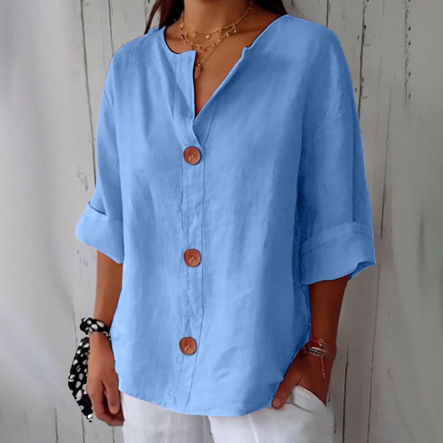 Birgitta | Afslappet linnedbluse til tidløs elegance