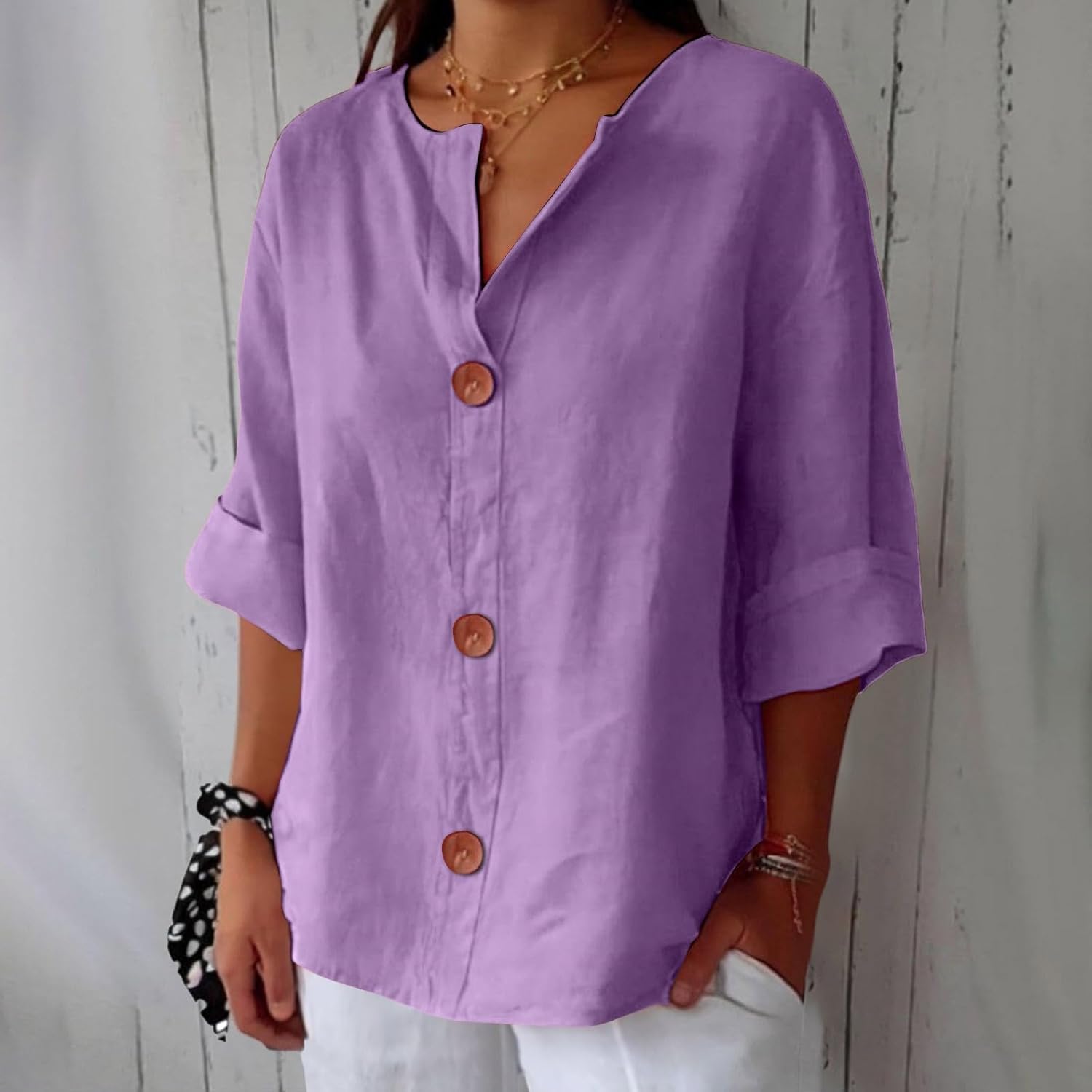 Birgitta | Afslappet linnedbluse til tidløs elegance