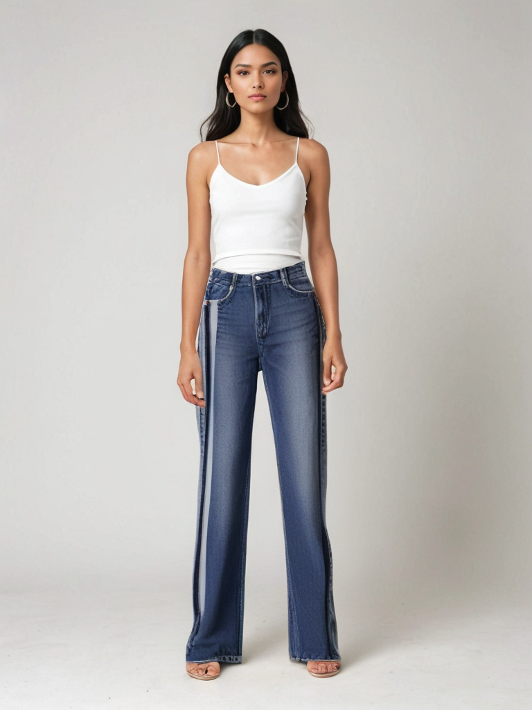 Birgitta | Jeans med Udvidede Sider