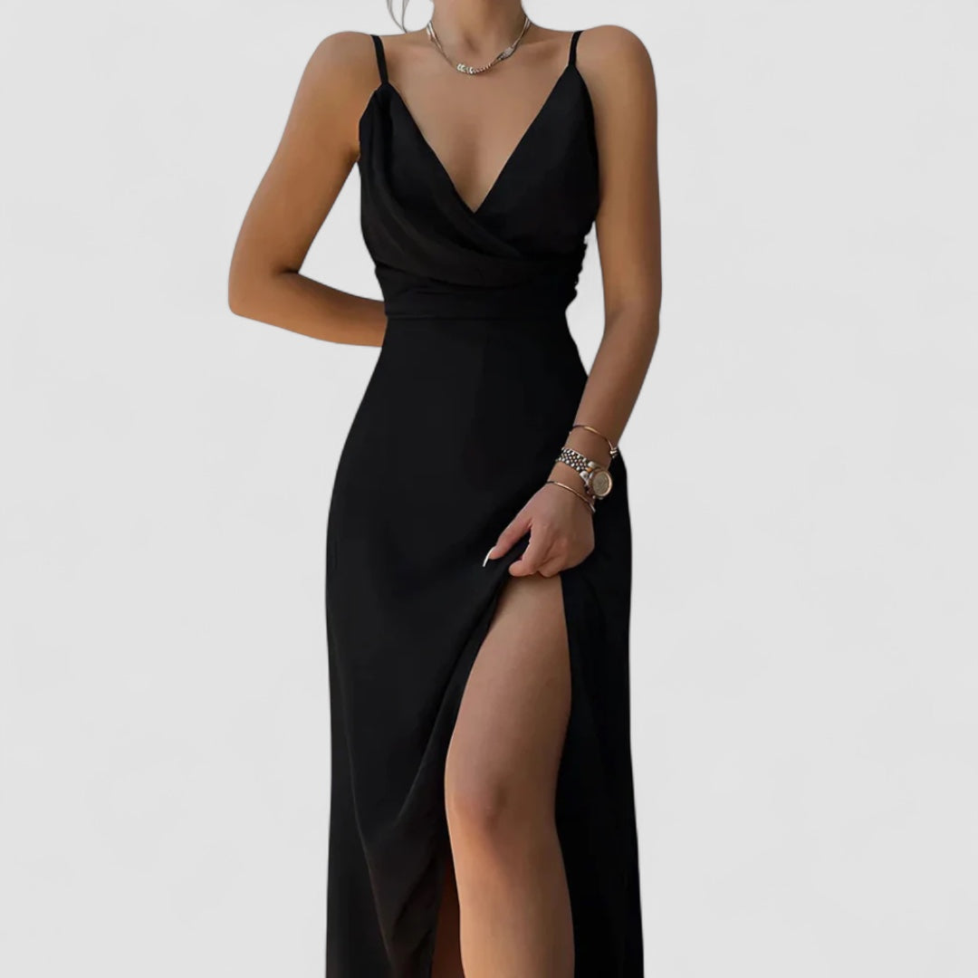 Birgitta | Aneta Satin Kjole