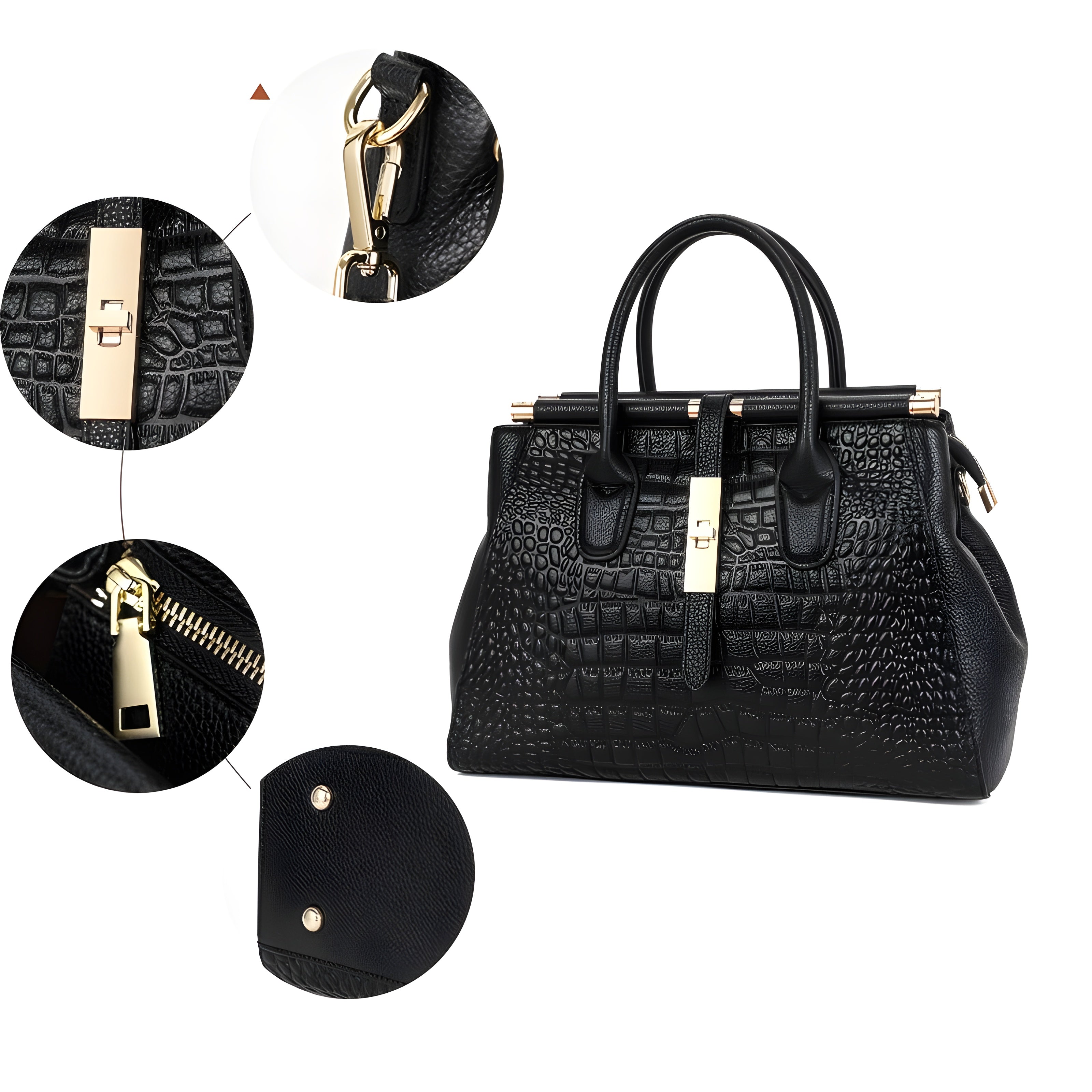 Birgitta | Elysian Croc Handbag