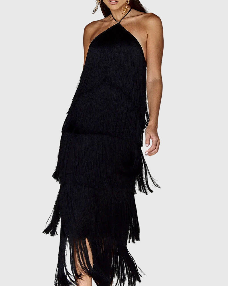 Birgitta | Fringed Dress