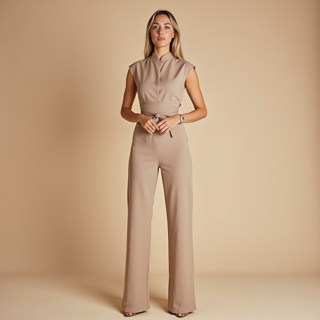 Birgitta | Ærmøs Jumpsuit