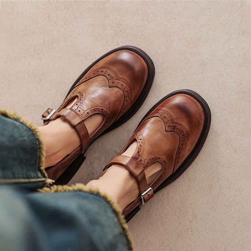 Birgitta | ELEGANTE MARY JANES I LÆDER