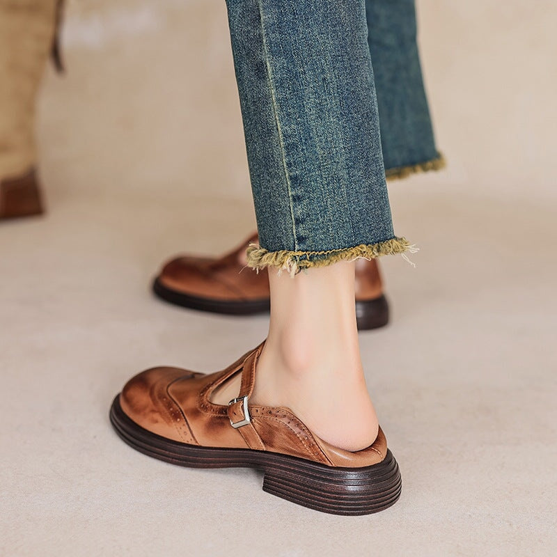 Birgitta | ELEGANTE MARY JANES I LÆDER