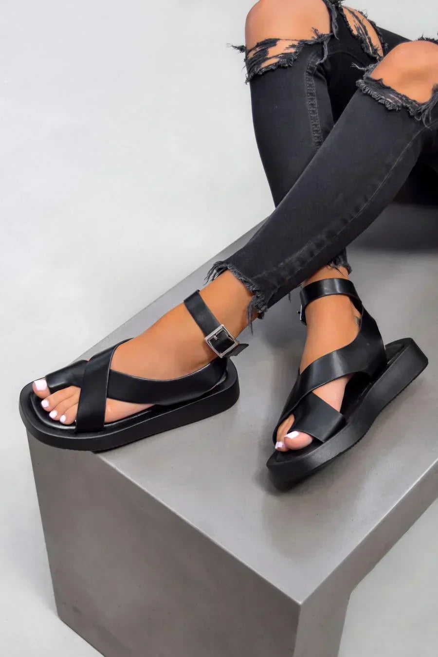 Birgitta | Elegante & Afslappede Sandaler