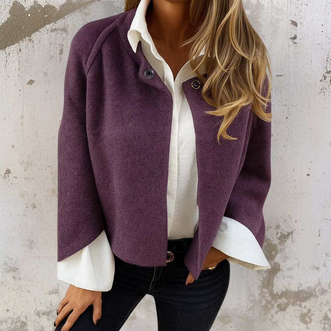 Birgitta | Elegant, varm kort jakke
