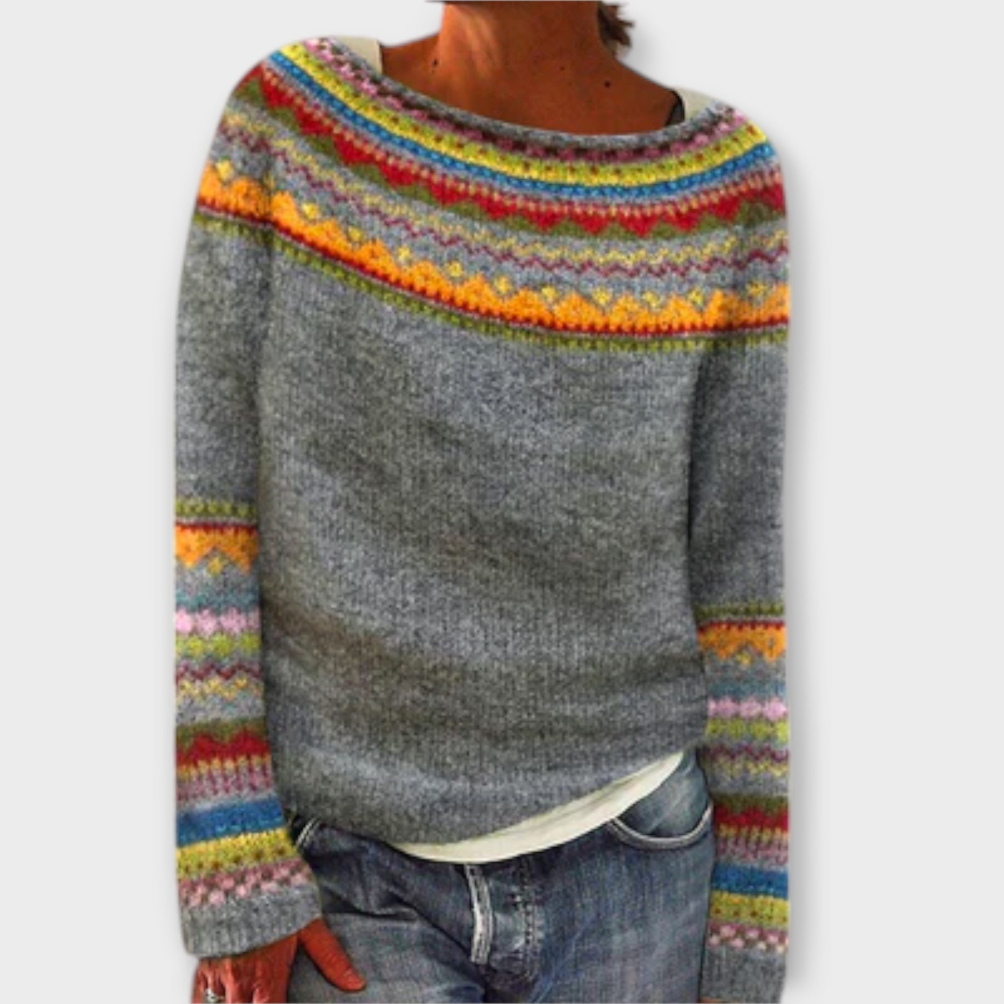 Birgitta | Vintage Strikket Trøje