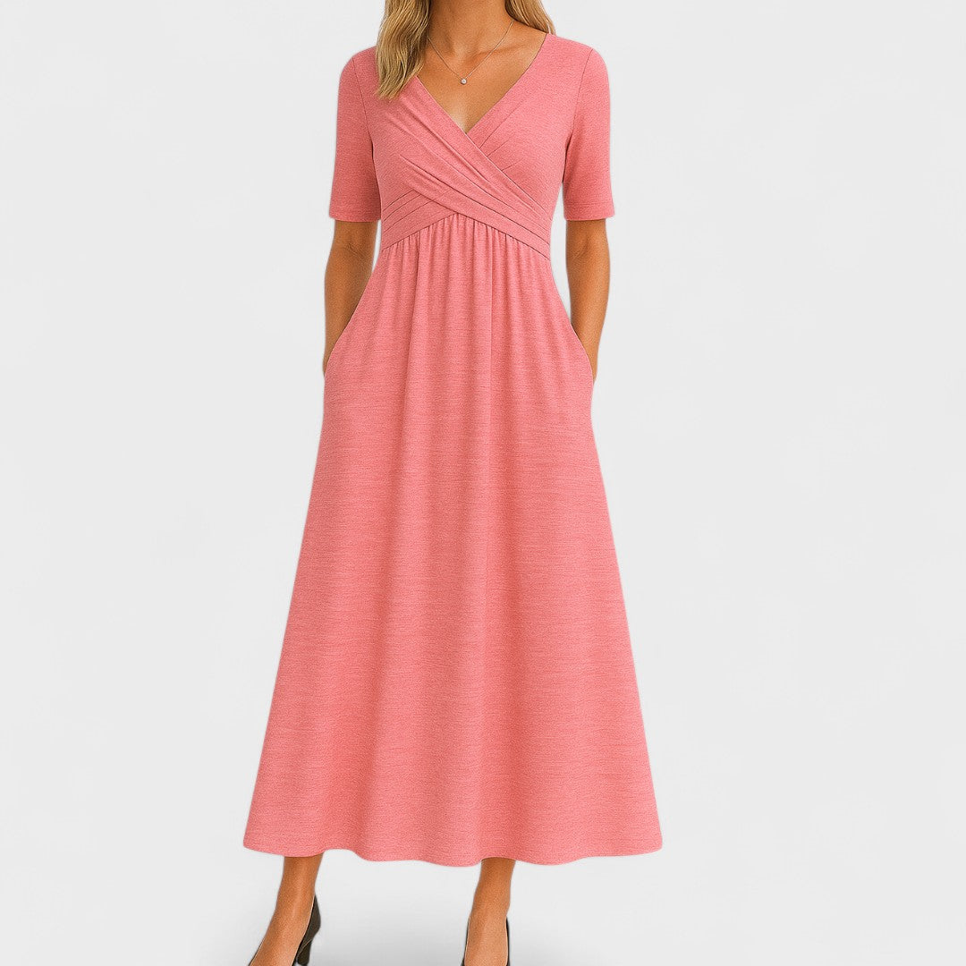 Birgitta | Elegant Midikjole til Alle Anledninger