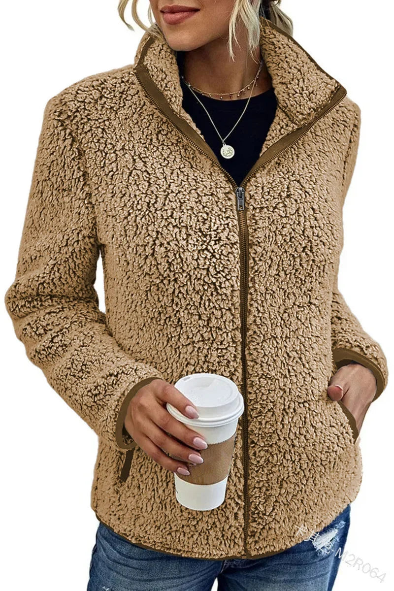 Birgitta | Elegant Casual Fleece Jacket