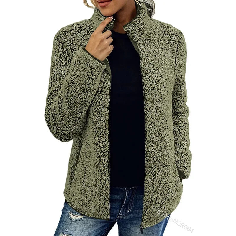 Birgitta | Elegant Casual Fleece Jacket
