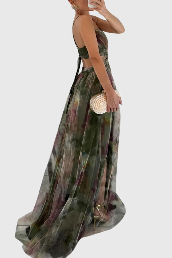 Birgitta | Blomster Maxi Kjole