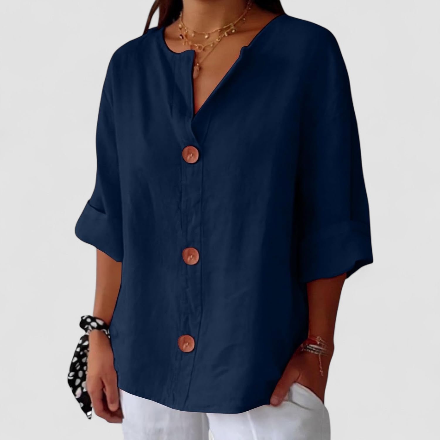 Birgitta | Afslappet linnedbluse til tidløs elegance