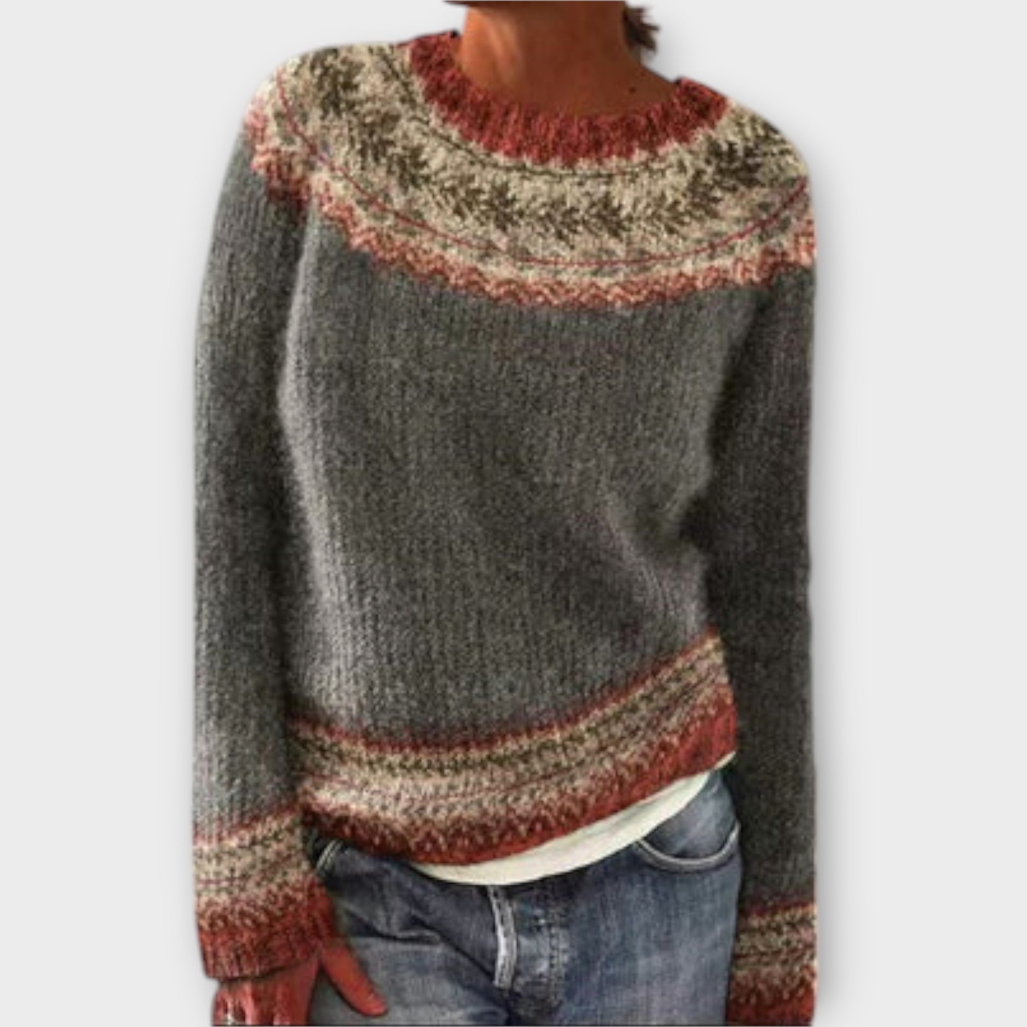 Birgitta | Vintage Strikket Trøje