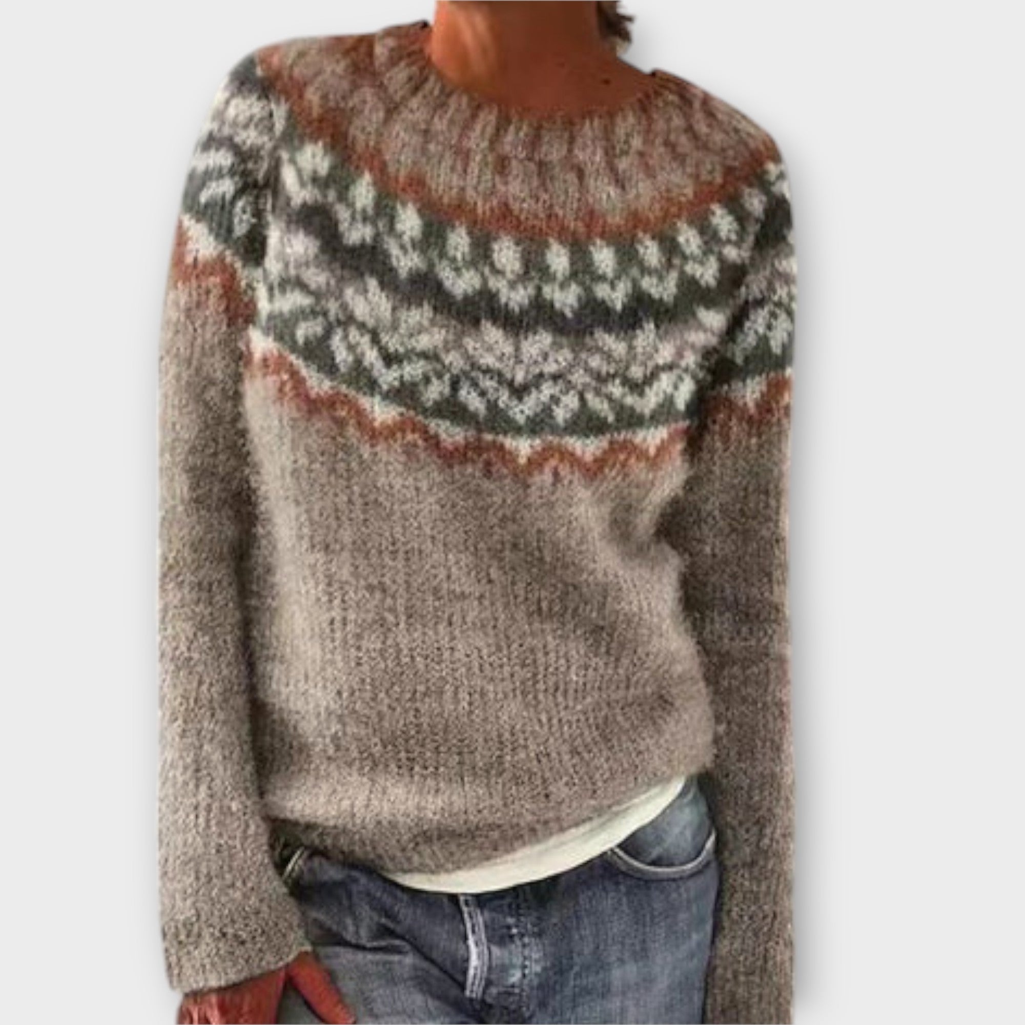 Birgitta | Vintage Strikket Trøje