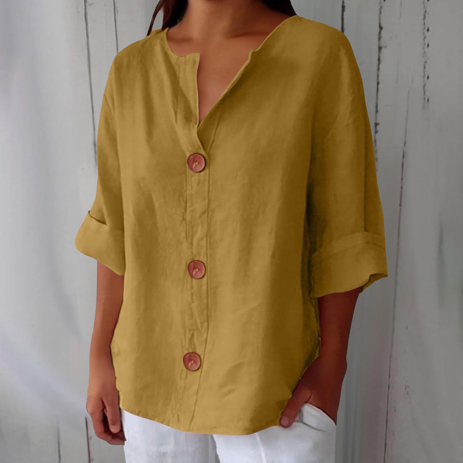Birgitta | Afslappet linnedbluse til tidløs elegance