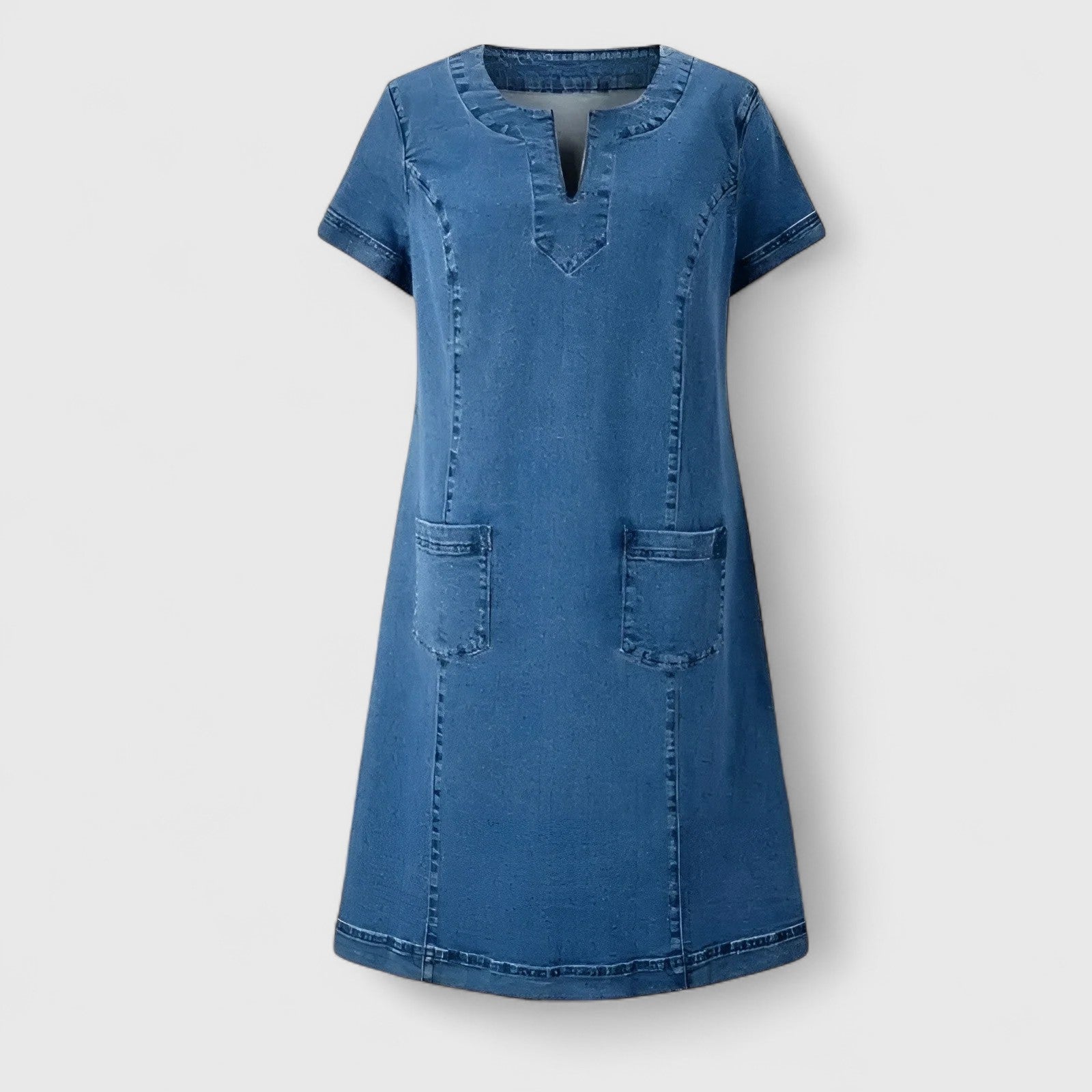 Birgitta | Elegant Denim Dress