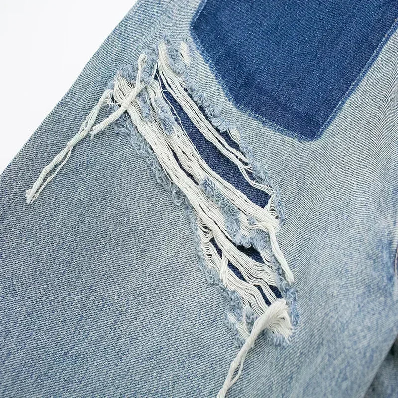 Birgitta | Jean Patchwork Ødelagt