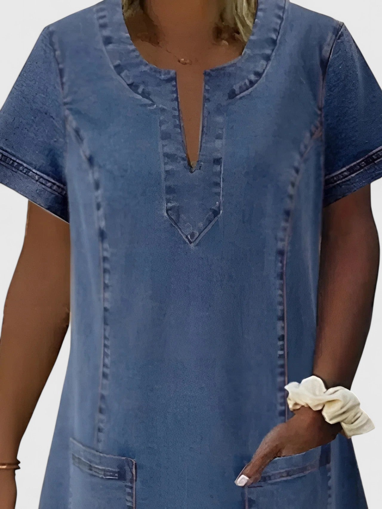 Birgitta | Elegant Denim Dress