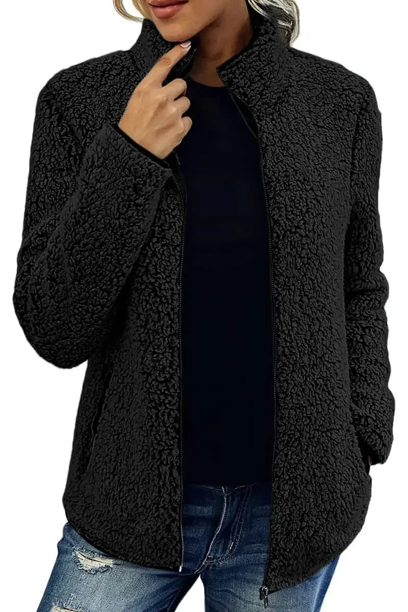 Birgitta | Elegant Casual Fleece Jacket