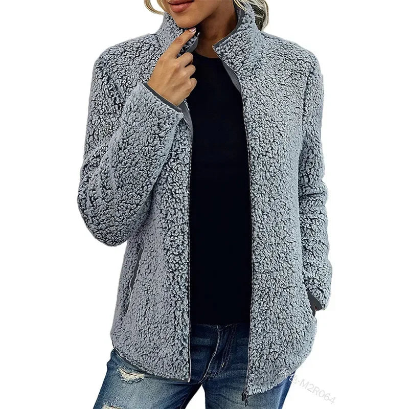 Birgitta | Elegant Casual Fleece Jacket