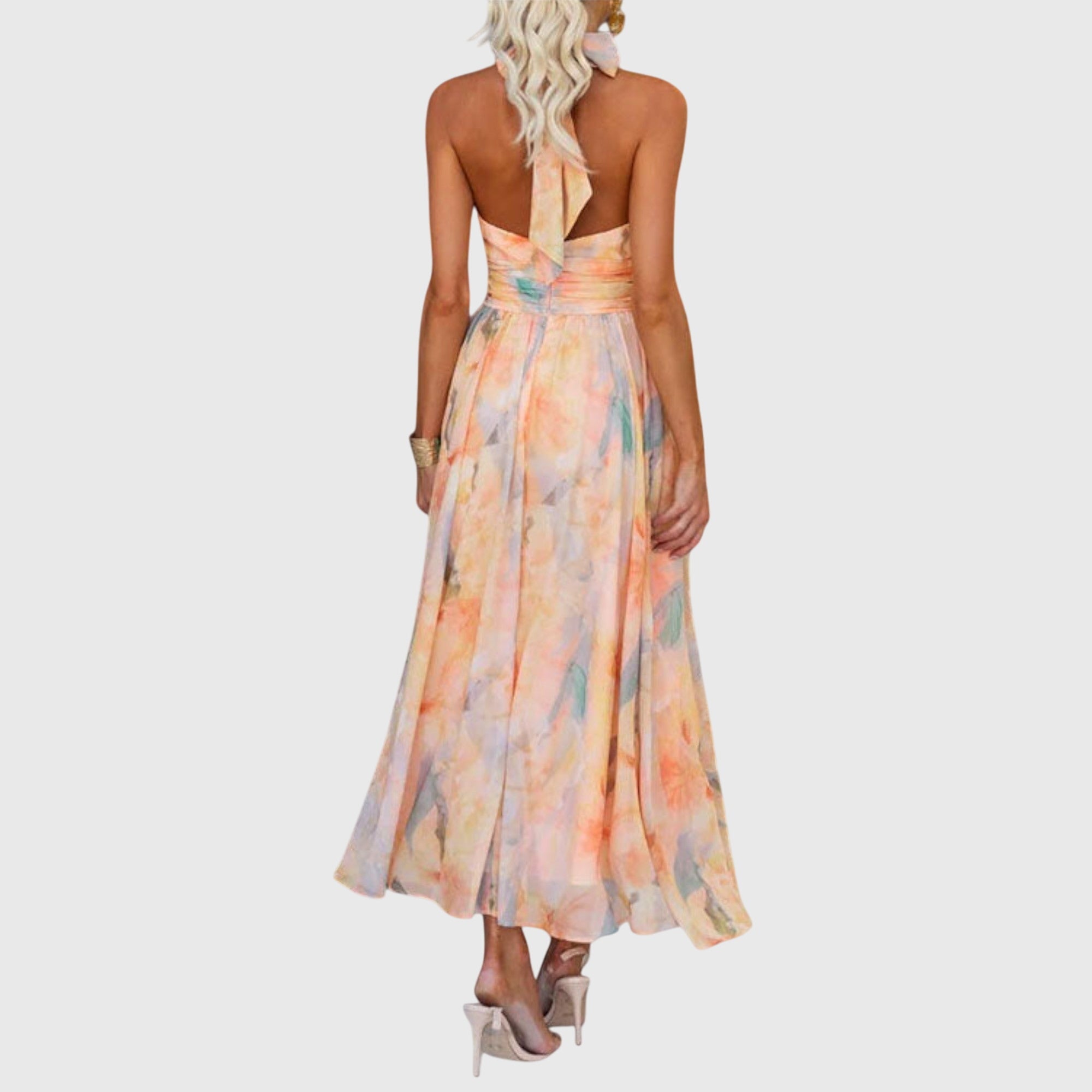 Birgitta | Halterneck Maxi Dress
