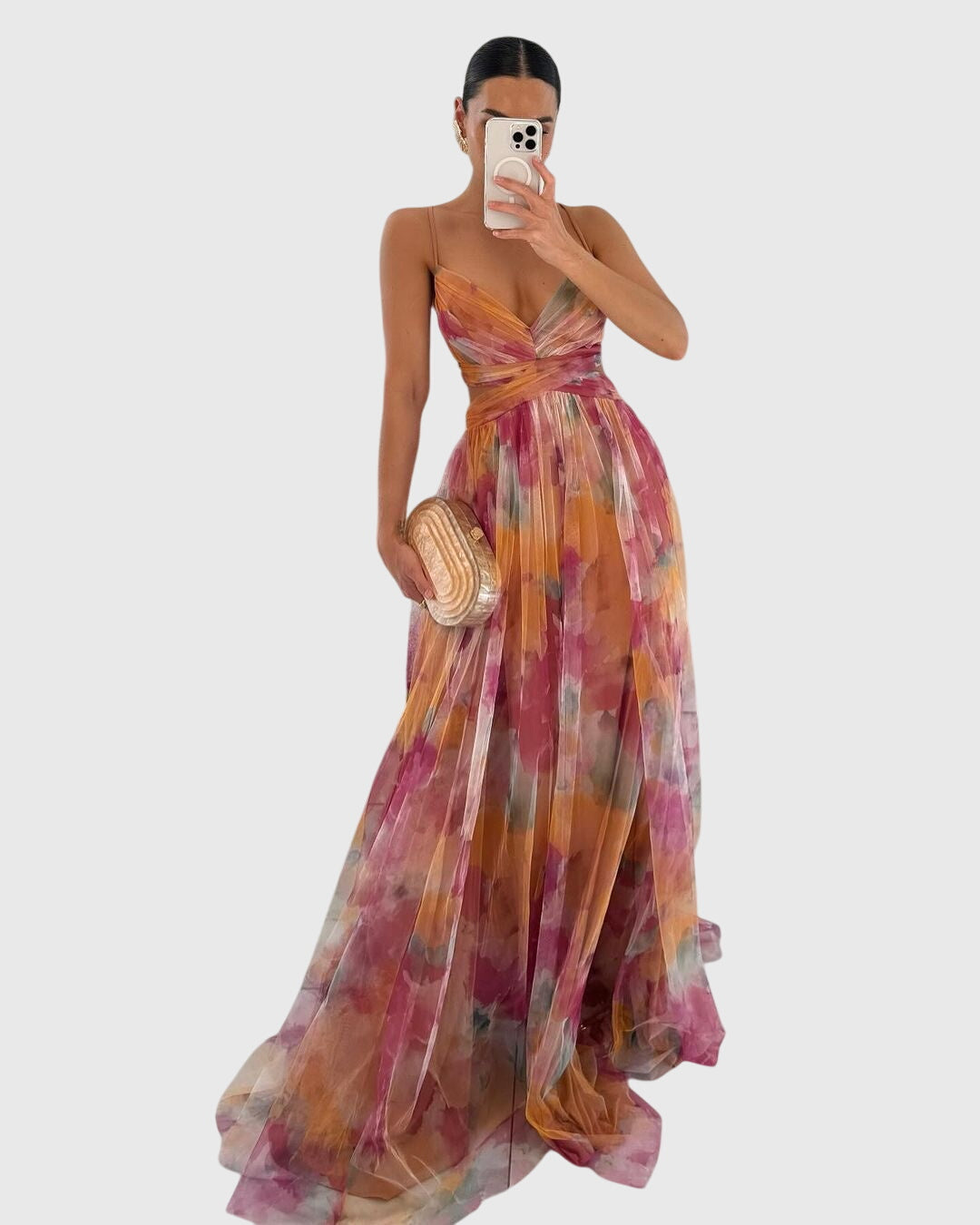Birgitta | Blomster Maxi Kjole