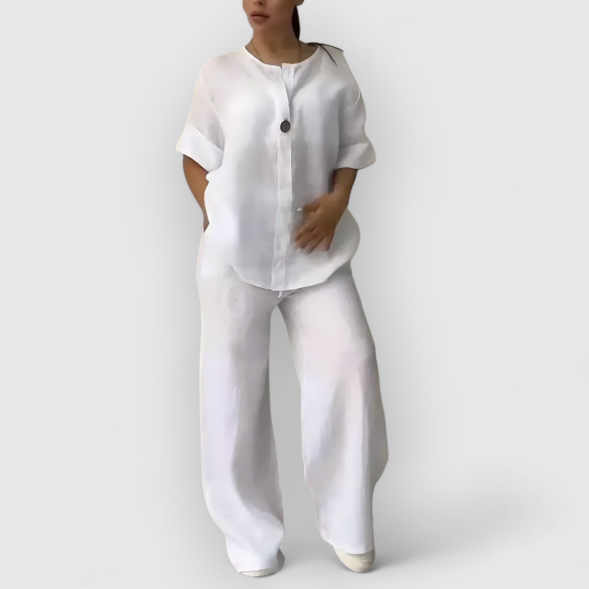 Birgitta | Margherita Linned sæt i afslappet, elegant stil