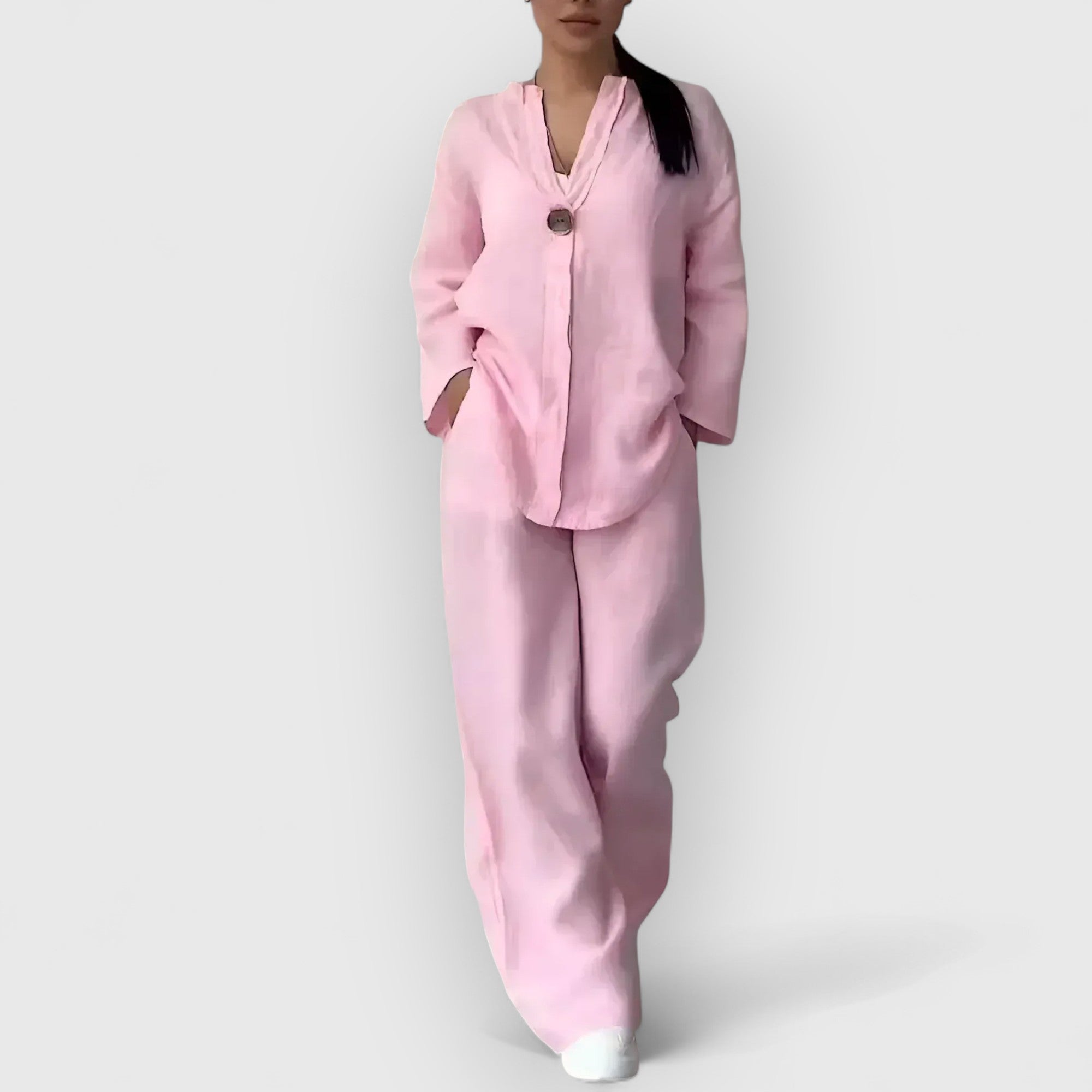 Birgitta | Margherita Linned sæt i afslappet, elegant stil