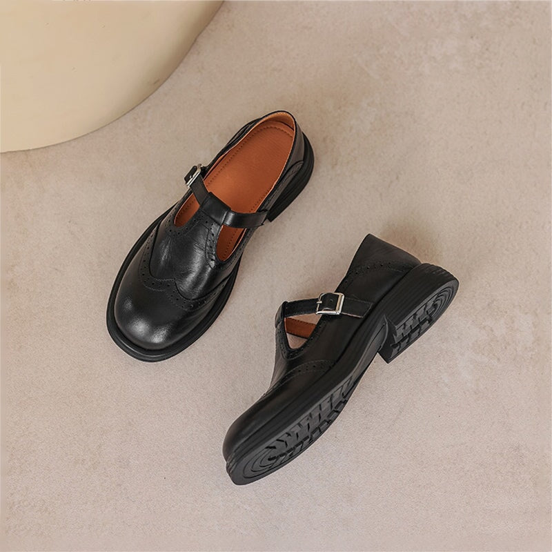 Birgitta | ELEGANTE MARY JANES I LÆDER